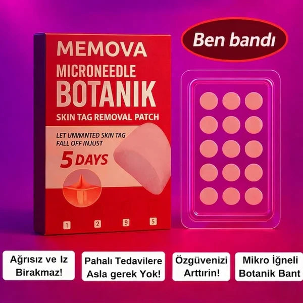 Neatify Benstop Mikro İğneli Ben Ve Siğil Düşürücü Bant – 5 Günde İz Bırakmadan Düşürür