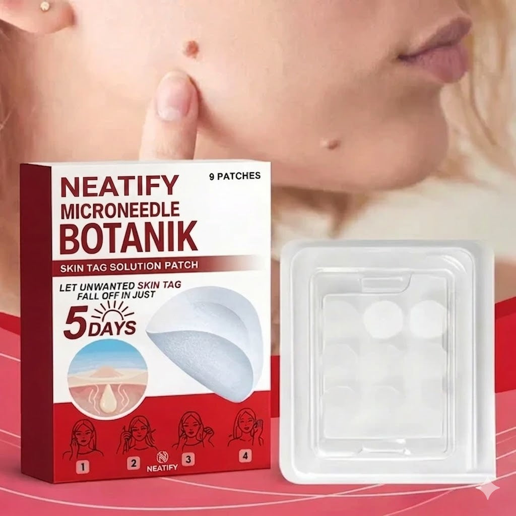 Neatify Benstop Mikro İğneli Ben Ve Siğil Düşürücü Bant – 5 Günde İz Bırakmadan Düşürür