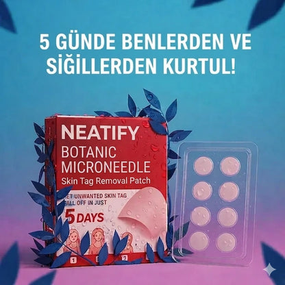Neatify Benstop Mikro İğneli Ben Ve Siğil Düşürücü Bant – 5 Günde İz Bırakmadan Düşürür
